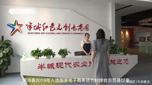 午间看点 栏目江苏电视台播出 宿迁泗洪县特色水产电商聚集区