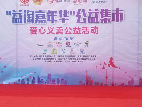 明月广场义卖筹善款,好多铜梁人都来了